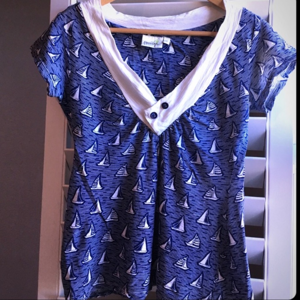 Anthro sailboat tee