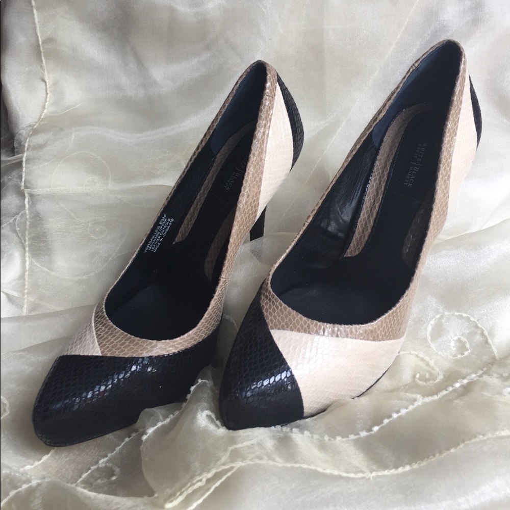 White House black-market multicolor pumps