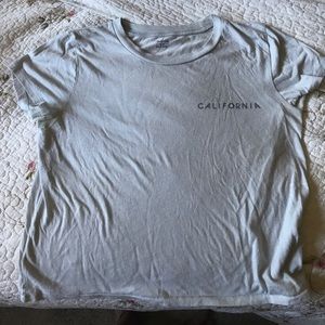 Madewell California cropped t shirt in small