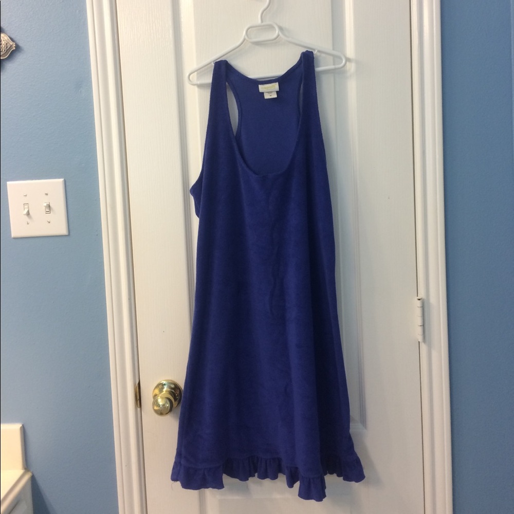 Terry cloth cover-up dress