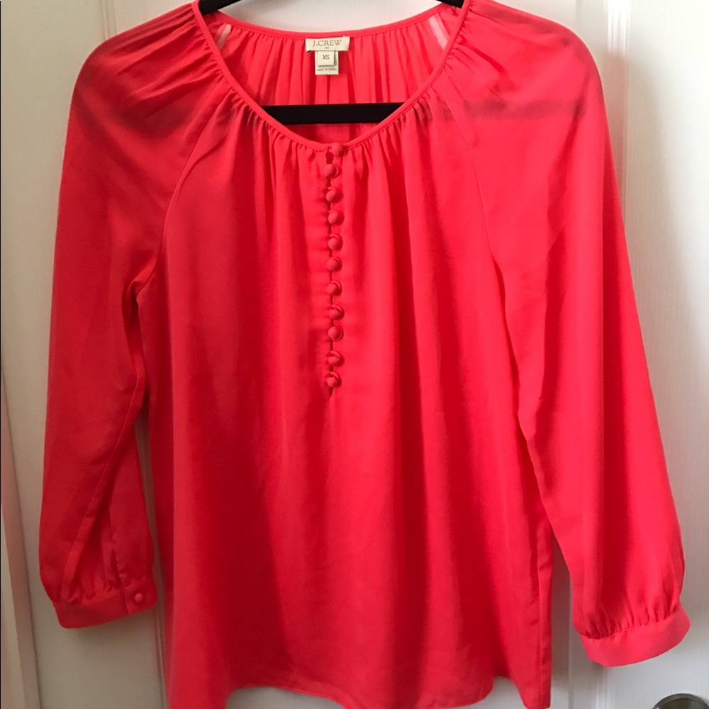 Jcrew Pink Blouse