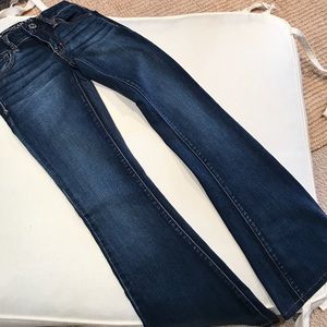 American eagle flare bottom jeans