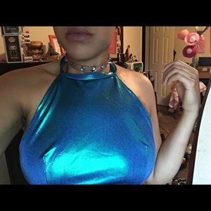 Holo halter top