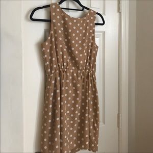 J Crew polka dot dress 6p