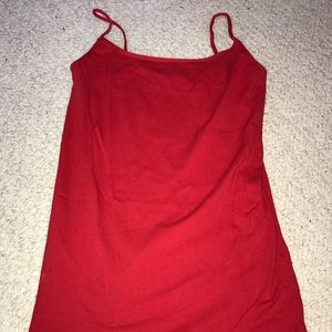 NikiBiki cami tank top, all red