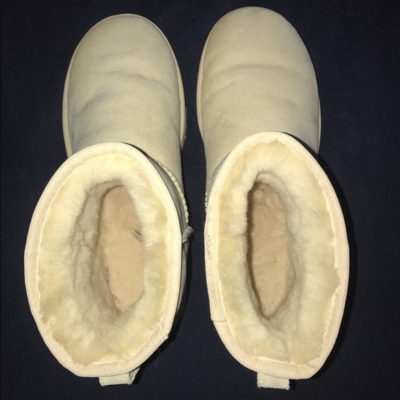 UGG Shoes Antique Color Uggs Cream White Ankle Cut Poshmark