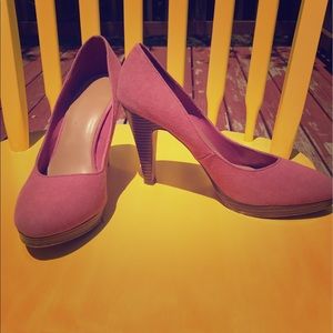 Pink heels
