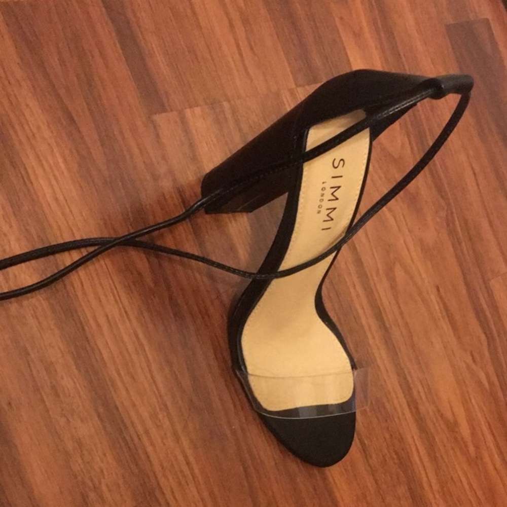 Simmi Perplex Clear Heels