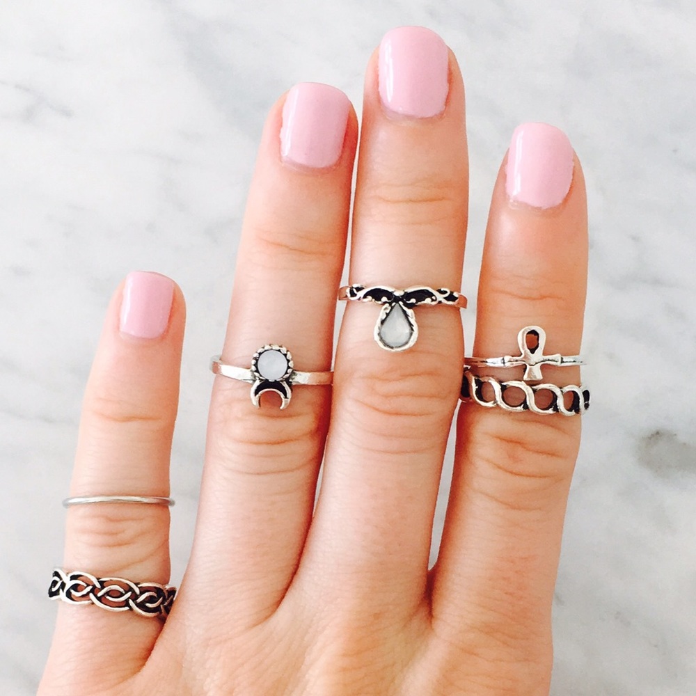 ⚜"Istanbul" || Six Midi Ring Set ⚜