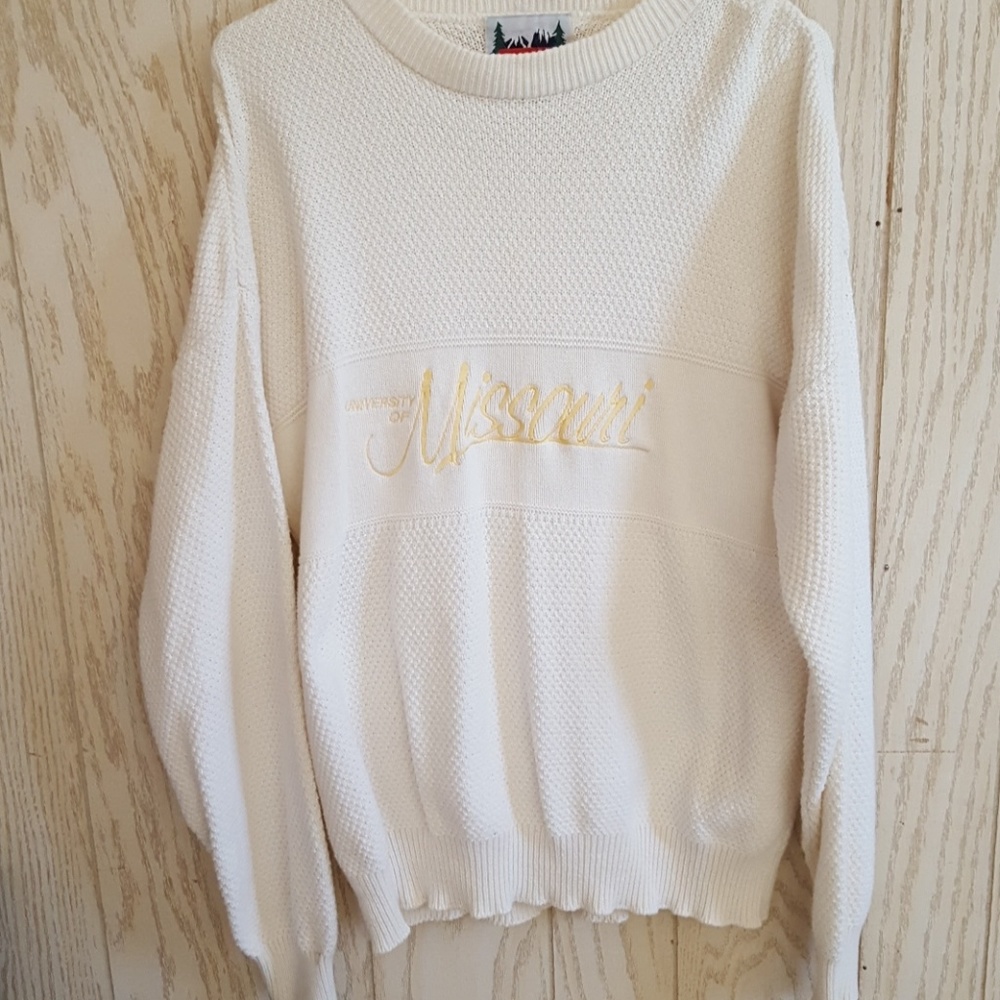 Cream knit sweater