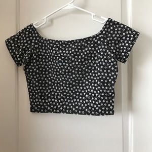 Floral crop top