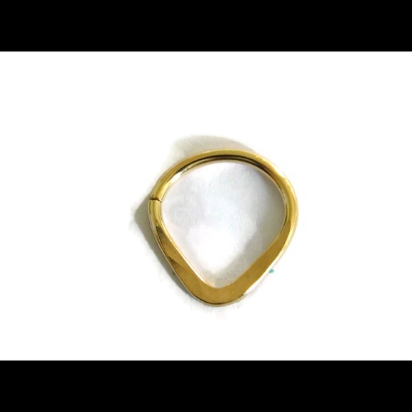14k gold filled triangle Septum ring - Picture 4 of 12