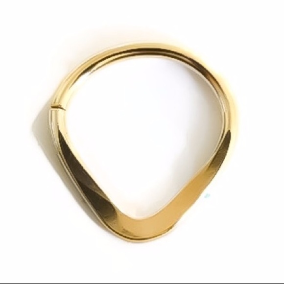 14k gold filled triangle Septum ring - Picture 2 of 12