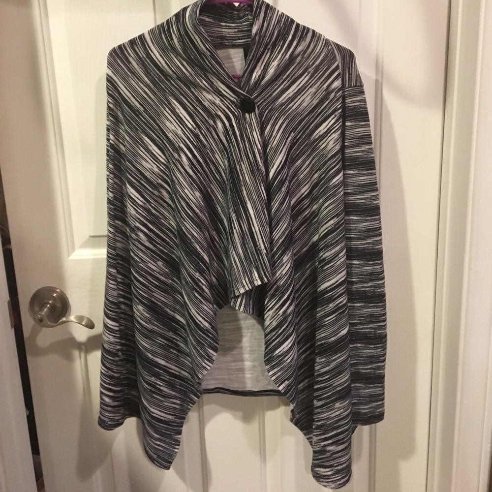 Bobeau open front wrap sweater