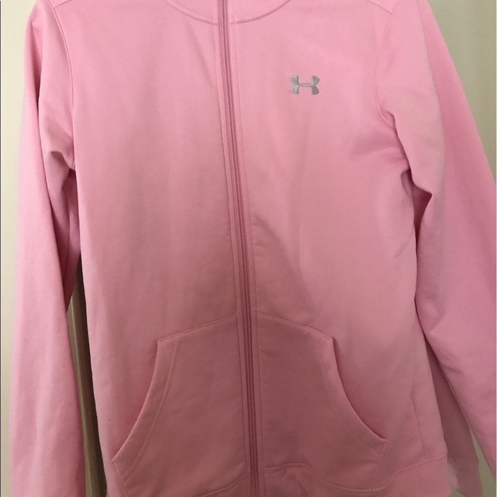 Under Armour Pink Zip Up size M
