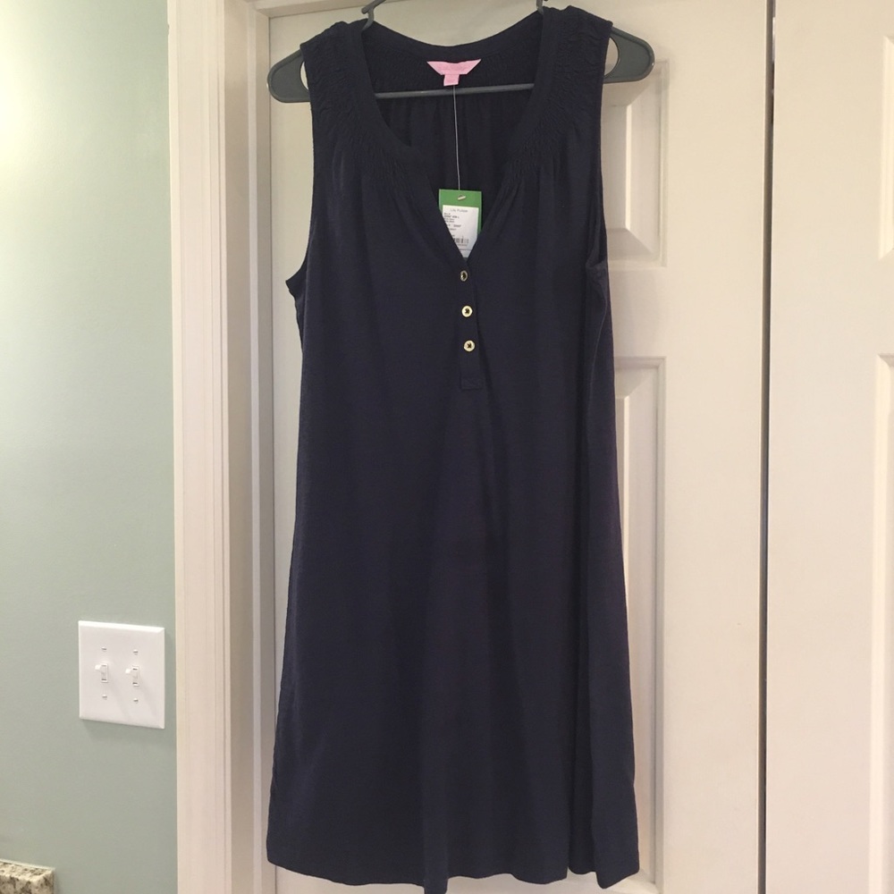 Lilly Pulitzer Essie dress in True navy sz L