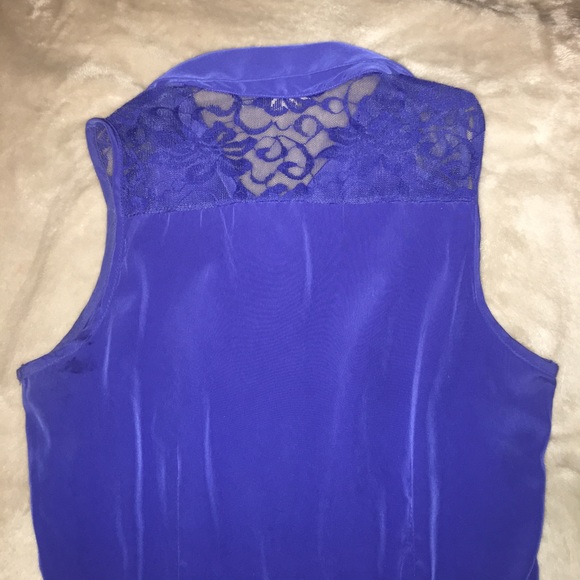 Blue button down dress - Picture 2 of 2