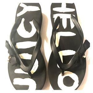 Juicy Couture flip flops