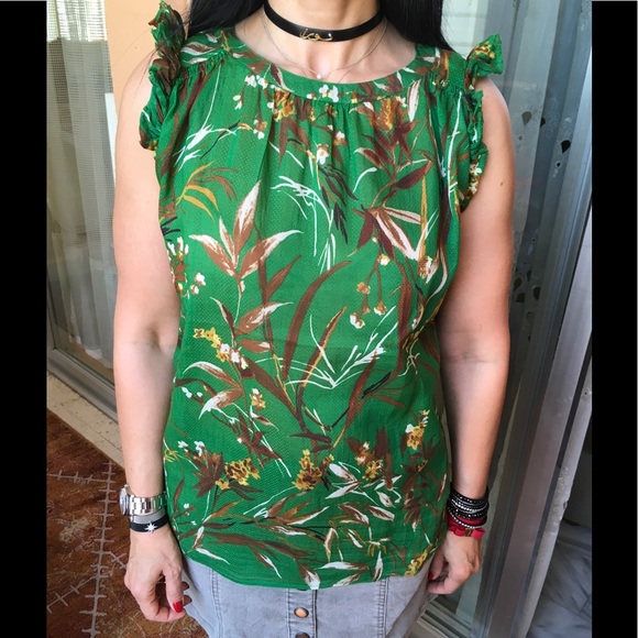 Massimo Dutti Printed Blouse - Picture 1 of 2