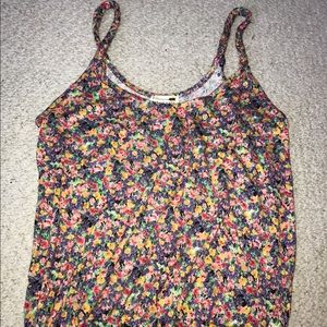LA Hearts floral patterned tank top