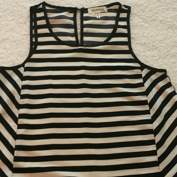 Monteau Sleeveless Blouse. Size Small. - Picture 2 of 8