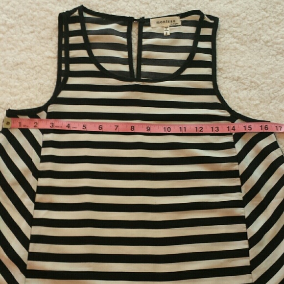 Monteau Sleeveless Blouse. Size Small. - Picture 3 of 8