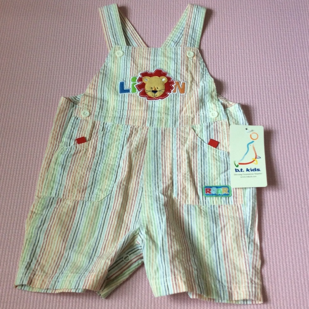 NEW boys 24m b.t. Kids lion romper striped