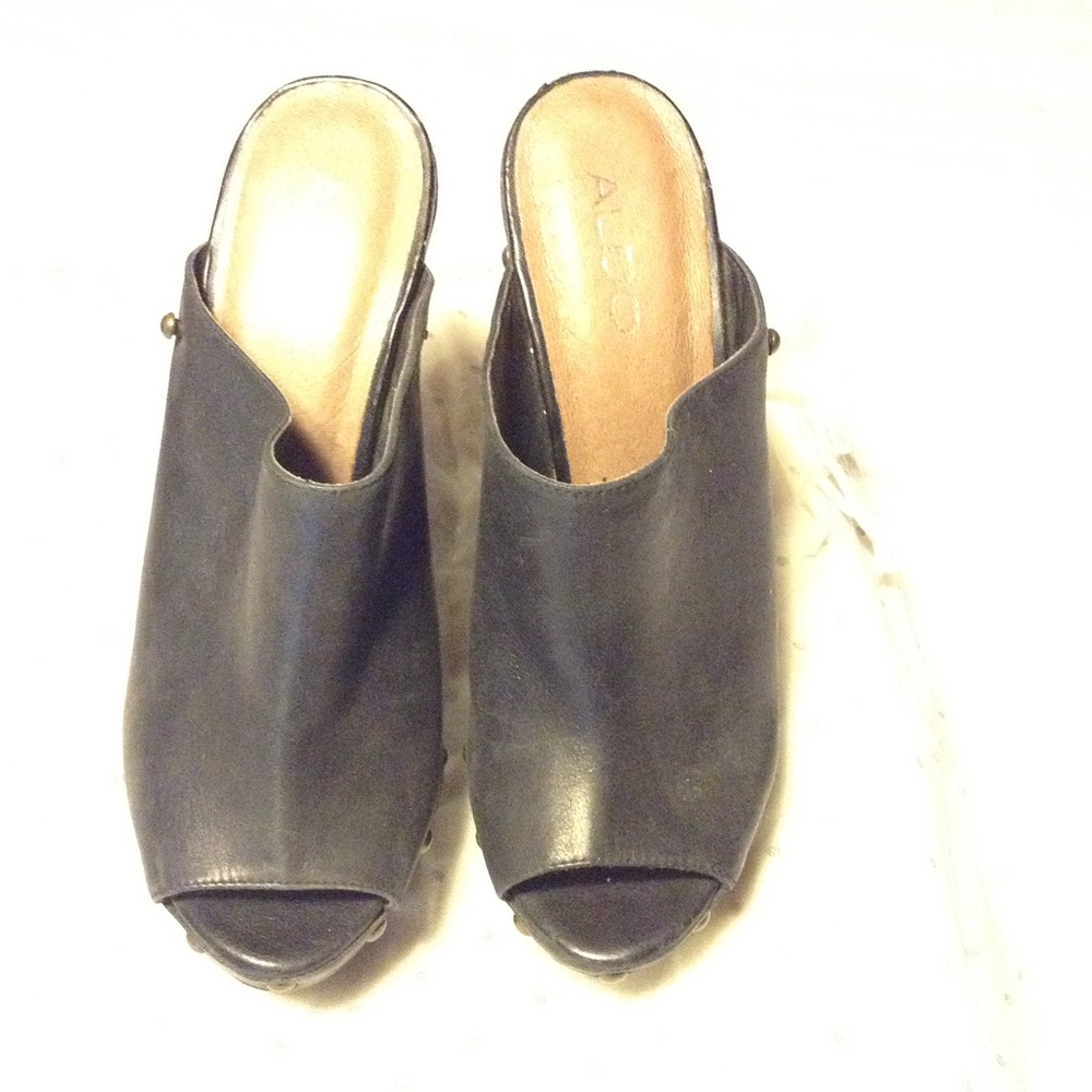 Black High Heel Mule by Aldo