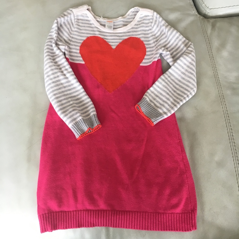 Gymboree heart sweater dress