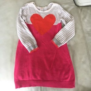 Gymboree heart sweater dress