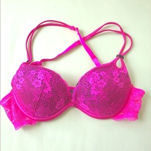 Hot pink Victoria's Secret bra