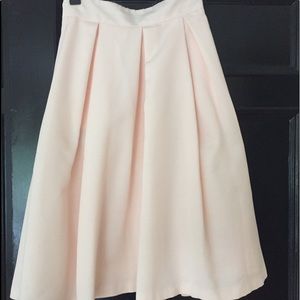 Eliza J. Blush midi skirt