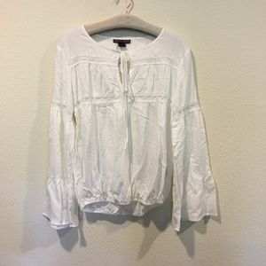 Rock & Roll Cowgirl Tops - NWT White sheer long sleeve peasant boho blouse Rock & Roll Cowgirl Tops - NWT White sheer long sleeve peasant boho blouse