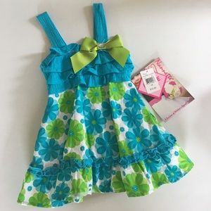 NWT summer dress. So 12 mo
