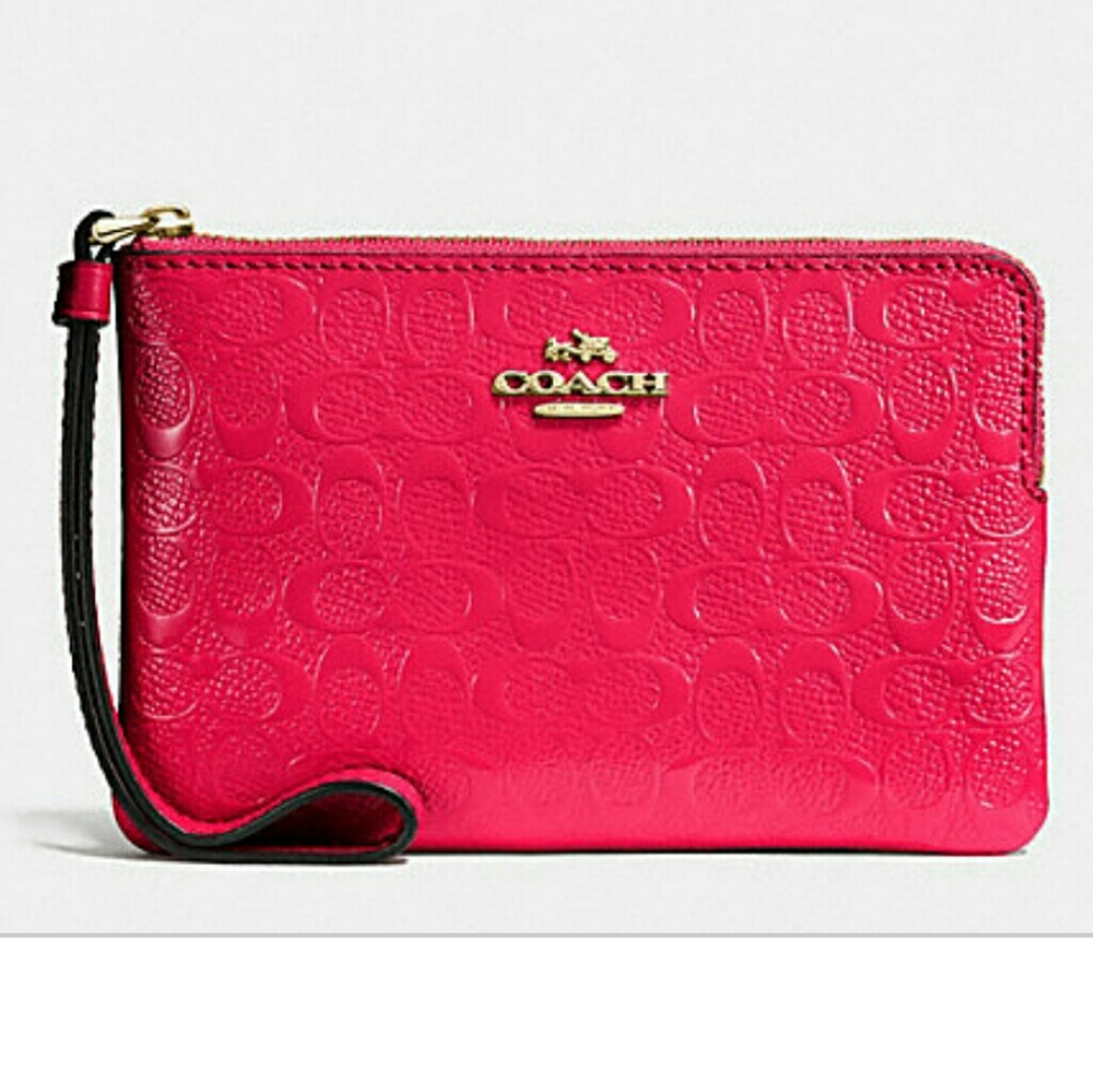 🎀NWT🎀 Coach Corner Zip Wristlet