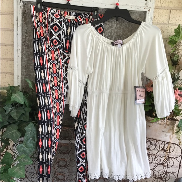 Maternity outfit  Shirt M Leggings M - Picture 1 of 6