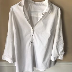 **final price drop ** EUC White button up