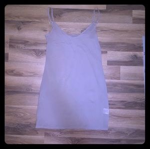 Sheer Light Gray tank Long size M
