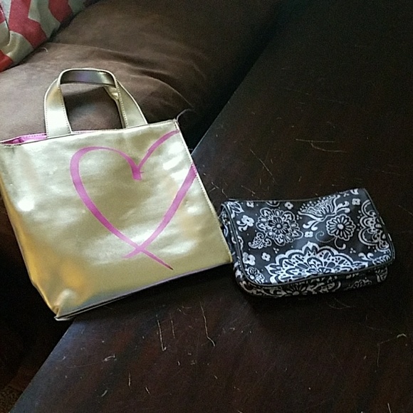 Cosmetic case and small tote - Picture 1 of 3