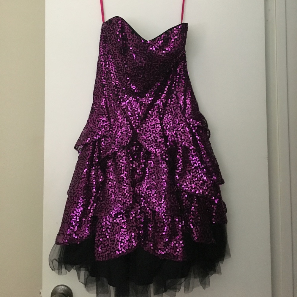Purple Betsey Johnson formal dress