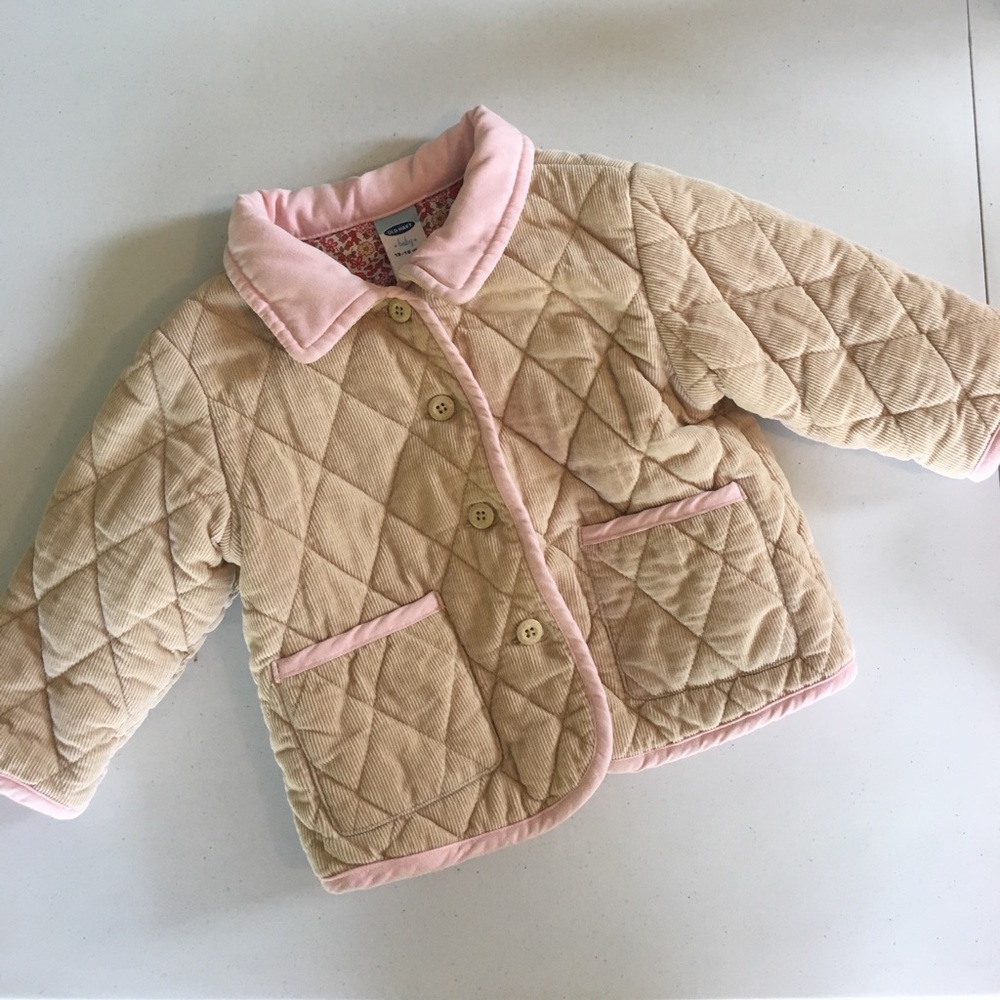 Quilted 12-18mo girls jacket.