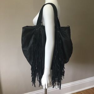 All saints fringe boho bag