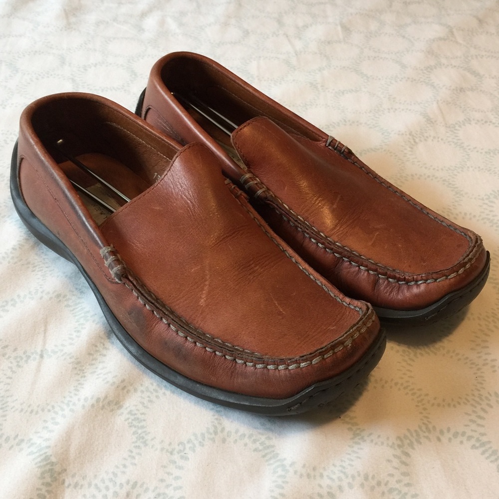 Barneys New York leather loafers