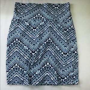 Aztec mini skirt