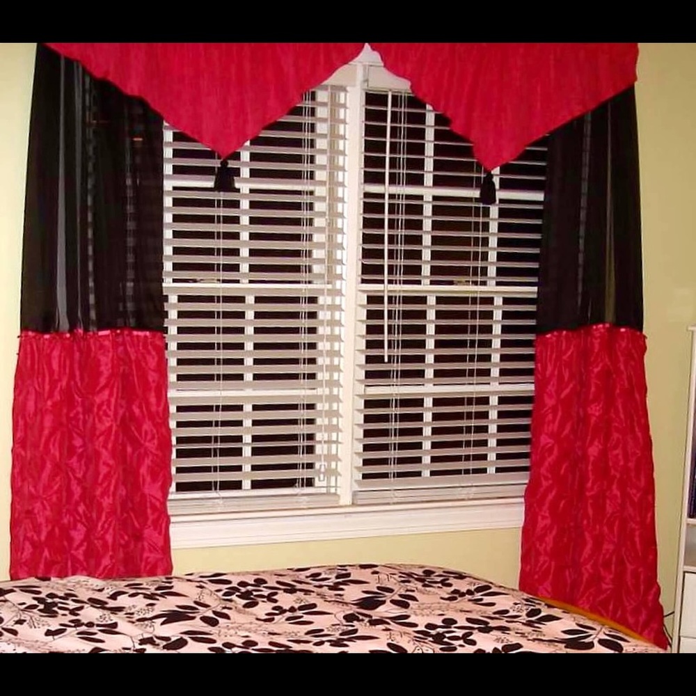 Custom drapes - GREAT for girl's luxury bedroom!