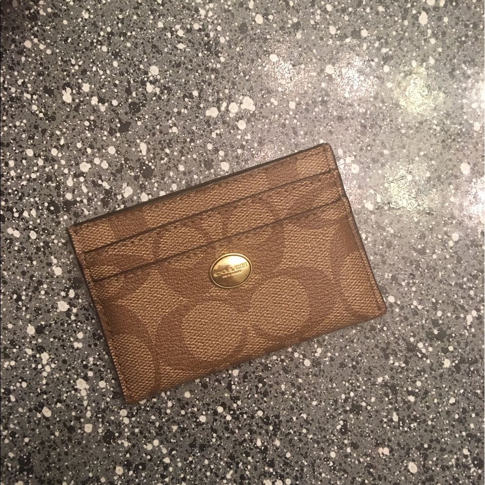 Coach card holder