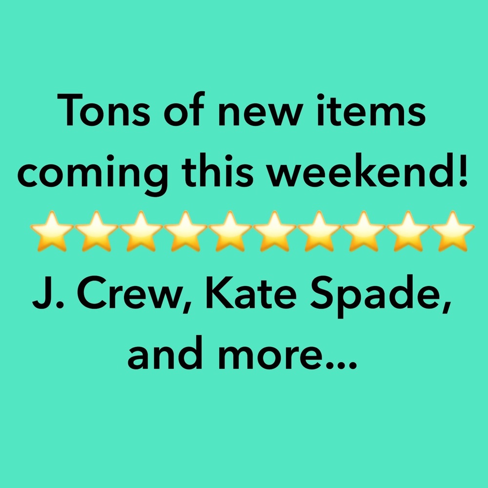 New items coming to my closet!