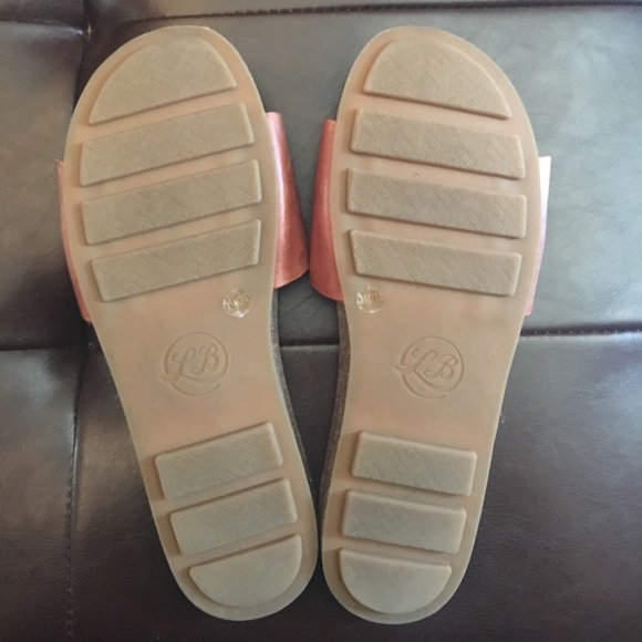 Lucky Brand Leather Slides Size 8M/38 - Picture 4 of 5