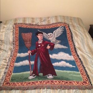 Harry Potter woven tapestry throw 43"x54"