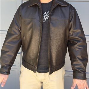 Never worn men's lambskin coat